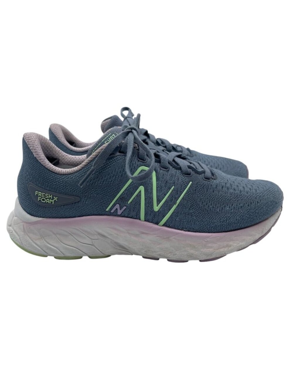 New Balance Wmns SZ 7.5 Fresh Foam X EVOZ v3 Wide 'Arctic Grey Cyber Lilac'